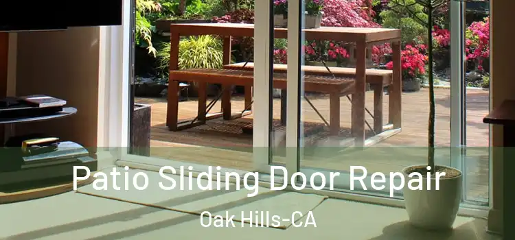  Patio Sliding Door Repair Oak Hills-CA